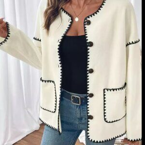 Like new Entro Sweater Jacket, size medium